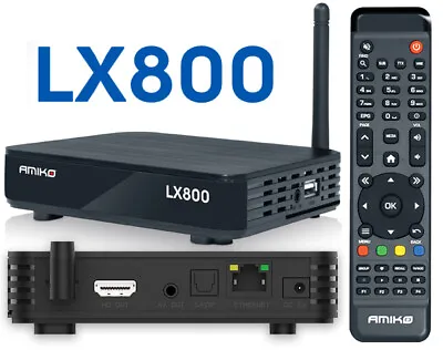 Kaufen Streaming Box Hdtv IP Stalker LINUX Wifi Full IP TV Amiko LX 800 MY TV App • 32.50€