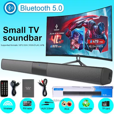 Kaufen Wireless 4 Lautsprechersystem Soundbar Subwoofer Bluetooth Surround TV Heimkino • 33.98€