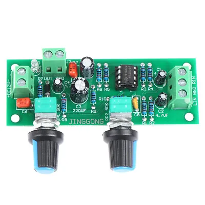Kaufen Single Supply Low Pass Filter Board Subwoofer Preamp Board 2.1 Channel DC10.di • 2.37€