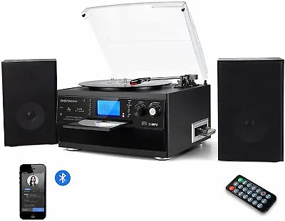 Kaufen Plattenspieler Mit Stereo Lautsprechern, Schallplattenspieler Kompaktanlage USB • 79.99€