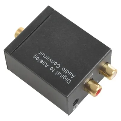 Kaufen 2X(Digitaler Analoger Audio-Konverter Lautsprecher Decoder Glasfaserkabel Koax3) • 15.70€