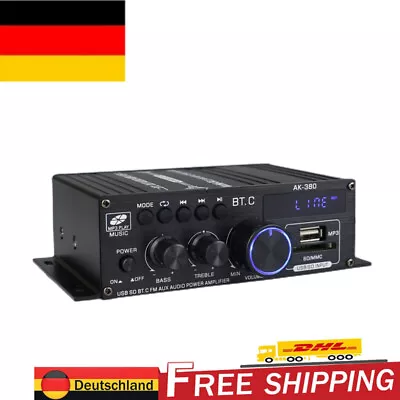 Kaufen KAK380 Stereo HiFi Receiver AM-FM Verstärker Tuner Nachlass Vintage12v • 55.92€