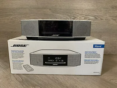 Kaufen Bose Wave Music System Iv 4 Cd Dab Radio Wecker Arktisch Weiss 1 Jahr Garantie • 507.18€