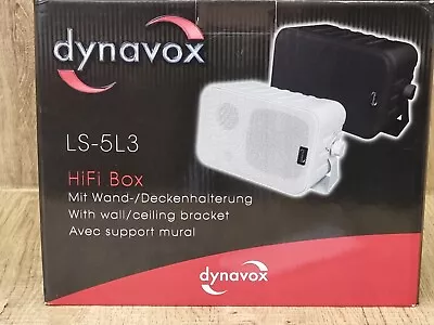 Kaufen Dynavox HiFi Lautsprecher LS-5L3 Mini Box 3-Wege 60 W 1-Paar Weiss • 30€