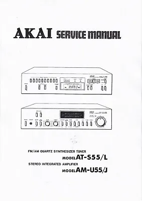 Kaufen Service Manual-Anleitung Für Akai AM-U55,AT-S55  • 13€