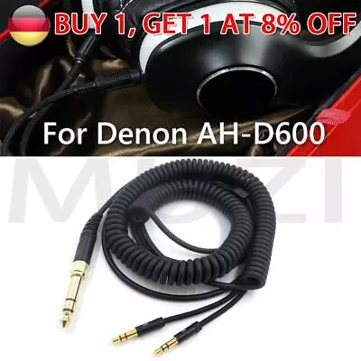 Kaufen # Wired Headset Spring Audio Cable For Denon AH-D7100/D9200 HiFi Cord Accessorie • 14.51€