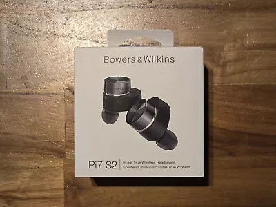Kaufen Bowers & Wilkins PI7 S2 Satin Black Kopfhörer Buds Top Rechnung 12/2023 ANC OVP • 233€