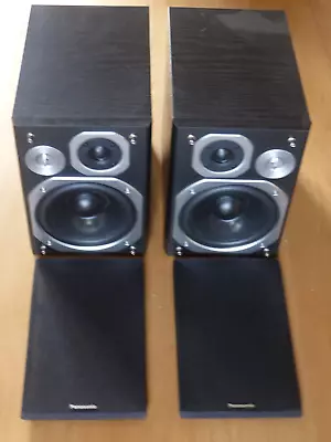 Kaufen PANASONIC SB-PMX5 Lautsprecher Boxen Schwarz Holzstruktur-Optik 60W • 29€