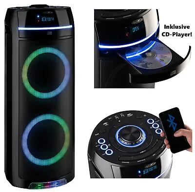 Kaufen Reflexion PS10BTCD Partylautsprecher CD-Player, Bluetooth, Radio, USB *B-Ware* • 119.95€