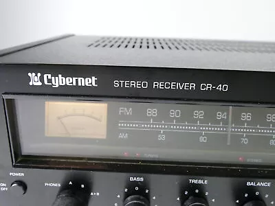 Kaufen Cybernet Stereo Receiver CR-40 Kompakter Receiver Klangstark Geprüft Hi-3642 • 134.90€