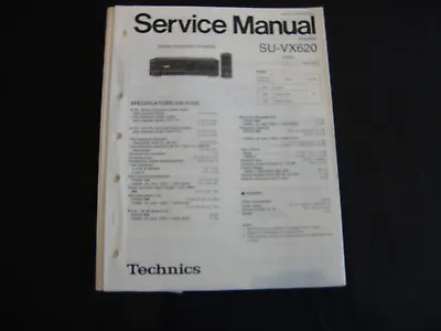 Kaufen Original Service Manual Technics Amplifier  SU-VX620 • 11.90€