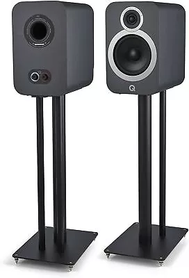 Kaufen Q Acoustics 3030i Paar Lautsprecher & 3030FSI Ständer In Carbonschwarz • 488.86€