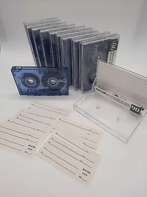Kaufen ⭐️10x Maxell SQ90 Audiokassette + Aufkleberbögen • Leerkassette Tape Kassette MC • 24.90€