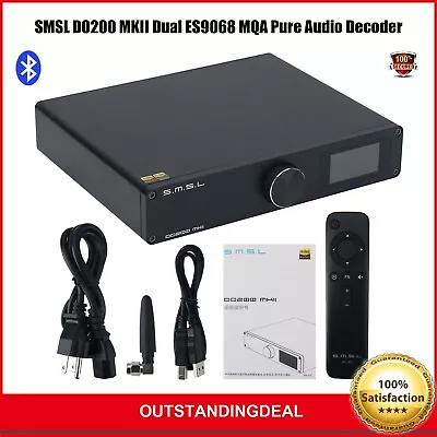 Kaufen SMSL DO200 MKII Dual ES9068 MQA Pure Audio Decoder Bluetooth5.0 DAC Ot34 • 455€