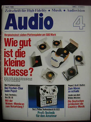 Kaufen Audio 4/80 Philips N 4522, Elac PC 910, Dual CS 626, JVC QL-A 5, Thorens TD 105 • 14€