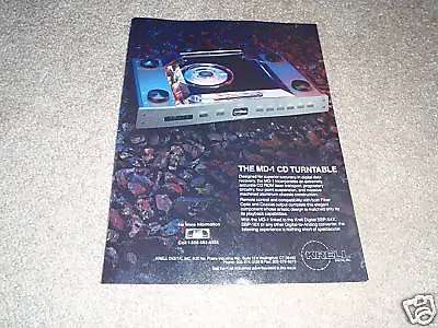 Kaufen Krell MD-1 CD Plattenspieler Ad Von 1990, Selten, High-End • 9.03€