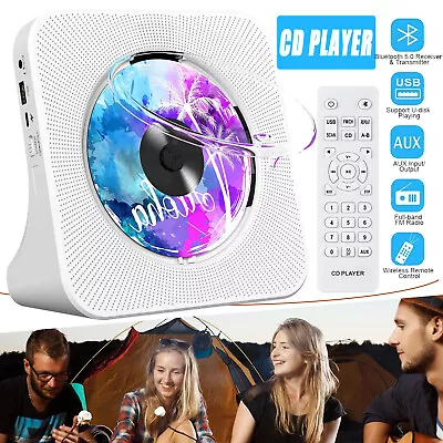 Kaufen Kassettenspieler Bluetooth 5.0 CD Player Mit Lautsprecher CD Recorder UKW-Radio • 48.92€