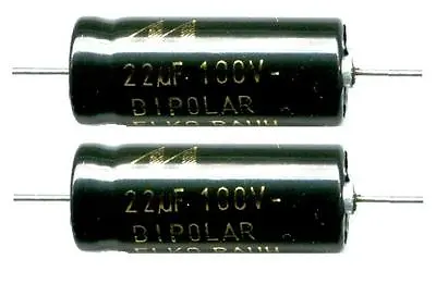 Kaufen 2 X Kondensator MUNDORF Bipolar 22µF 35 Volt ~ Axial Tonfrequenz Kondensator • 3.99€