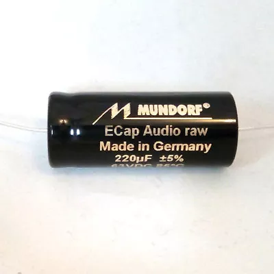 Kaufen Mundorf ECAP63-220 Elko Rau Elektrolytkondensator 220 µF 63V DC Kondensator • 4.60€