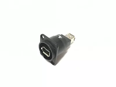 Kaufen Neutrik NA1394-6-B Firewire IEEE1394 Einbaubuchse Durchgangsverbindung Adapter   • 9.52€