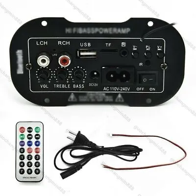 Kaufen Auto Bluetooth HiFi Bass Audio Verstärker Amplifier USB TF MP3 FM 220V/50W Kits • 16.38€