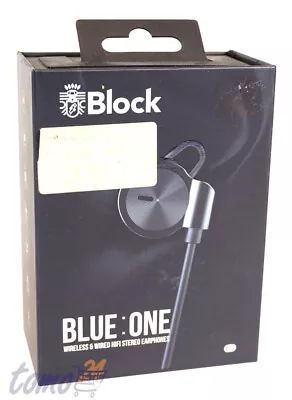 Kaufen Block Blue: One Weiß Wireless & Wired HiFi Earphones • 80€