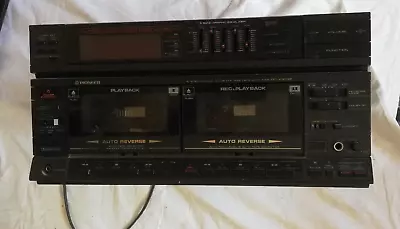 Kaufen Pioneer DC-X303Z Stereo Double Cassette Tape Deck Amplifier Retro Vintage • 1.99€