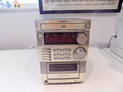 Kaufen Aiwa XR-M35K Compact Disc CD Kassette Stereo System Silber DEFEKT ERSATZTEILE/TEILE • 22.31€