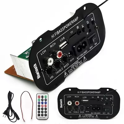 Kaufen 220 V Auto Zubehör BT HiFi Bass Audio USB TF MP3 FM Lautsprechersystem Combo • 22.98€