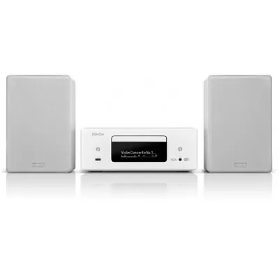 Kaufen Denon CEOL N12 DAB Design-Komplettsystem Weiß CD-Spieler Bluetooth AirPlay USB • 695.90€