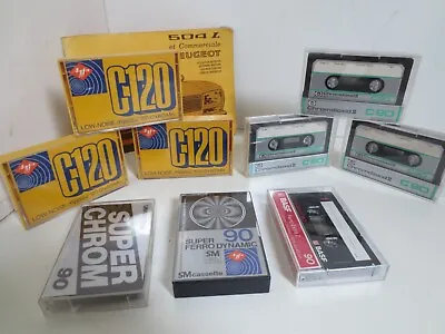Kaufen Vintage Audiokassetten  MC Konvolut  X U.a. 3x Agfa YELLOW .  3 X Elite C90 ... • 39€