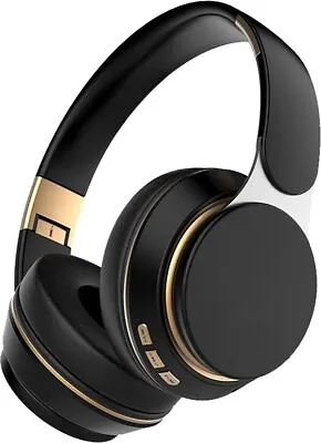 Kaufen Design HiFi Kopfhörer Stereo Faltbares Kopfhörer Bluetooth Over Ear Wireless • 21.99€