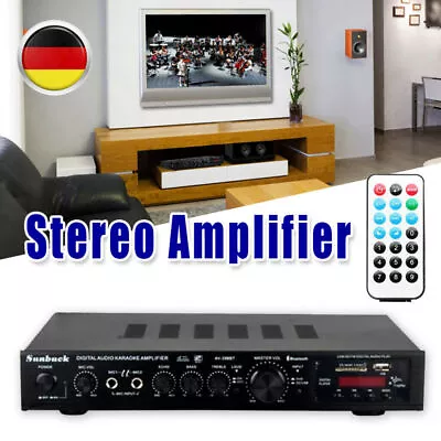 Kaufen Verstärker Stereo Amplifier HIFI Digital Bluetooth USB FM Vollverstärker 2000W • 57.99€