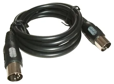 Kaufen MIDI Kabel MIDIKABEL 2,50m Black 5-polig Audiokabel Videokabel ST / ST • 3.69€