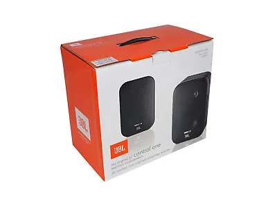 Kaufen 2 JBL Control One 2-Wege Kompakt Lautsprecher Speaker Boxen +Halter Schwarz NEU • 118.90€