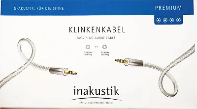 Kaufen Inakustik Premium Klinkenkabel 3,5mm Klinke Vergoldet Doppelt Geschirmt 0,75m • 11.85€