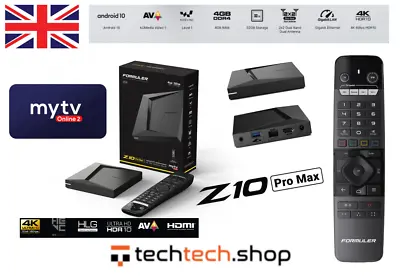 Kaufen Formuler Z10 Pro Max 4k HDR Box Android Streaming TV Player Myonlinetv 2 4gb 32gb • 158.26€