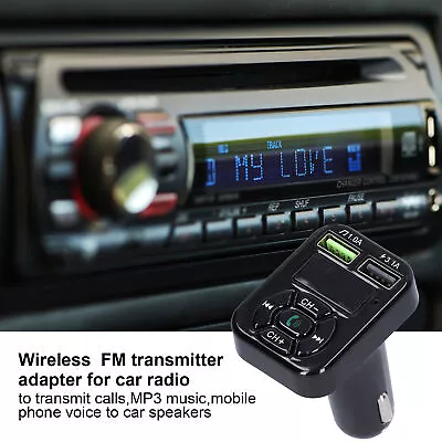 Kaufen Auto BT FM Sender BT 5.0 Wireless Freisprecheinrichtung MP3 Player Sender Fü FSK • 9.97€