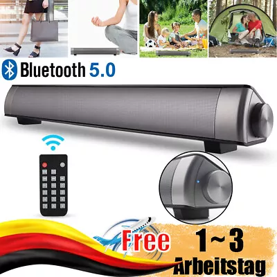 Kaufen Tragbarer Bluetooth Lautsprecher Stereo Subwoofer Musikbox Radio 3.5mm AUX RCA • 25.99€