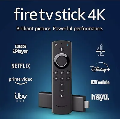 Kaufen Amazon Fire TV Stick 4K Ultra HD Mit Alexa Voice Fernbedienung Streaming Medien Versiegelt • 44.58€