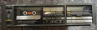 Kaufen Cassettendeck Onkyo TA-2360 Dreikopf Tape Deck Schwarz • 112.77€