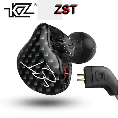 Kaufen KZ ZST Premium High-End Professional HiFi In-Ear Kopfhörer Headset Schwarz • 46.90€