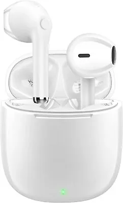 Kaufen Yobola Bluetooth 5.1 In-Ear Kopfhörer Bluetooth HiFi Stereoklang, IPX5 Weiß • 29.99€
