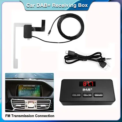 Kaufen DAB+Box Digital Radio Antenna Tuner FM Transmission USB Powered Android Original • 27.30€