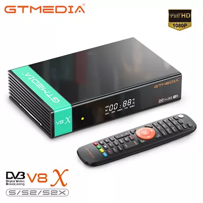 Kaufen HD Sat Receiver PVR Ready Mit Aufnahmefunktion GTMEDIA V8X DVB-S2 USB HDMI SCART • 39.99€