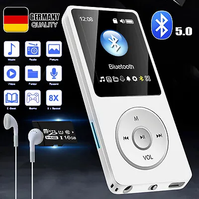 Kaufen Bluetooth MP3 MP4 Player LCD Display HiFi Bass Musik Spieler FM Radio Audio DE • 18.99€