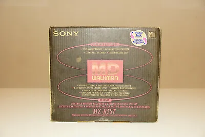 Kaufen Sony MiniDisc Walkman MZ-R5ST Mit Docking MZS-R5ST ORIGINALVERPACKT RARITÄT • 399€