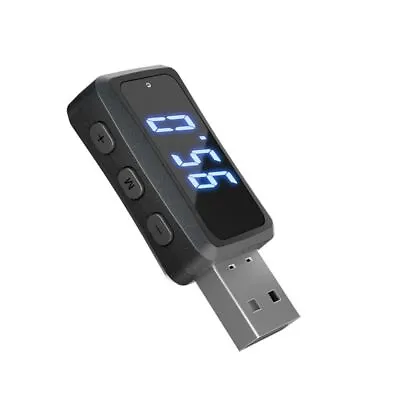 Kaufen Kfz-Bluetooth 5.3 Fm02 Mit LED-Bildschirm USB-Sender Audio-Empfänger-Adapter • 5.41€
