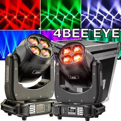 Kaufen 2x 240W LED Beam Zoom Moving Head RGBW Bühnenlicht DMX Party Mit Flightcase • 166.59€