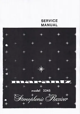 Kaufen Service Manual-Anleitung Für Marantz 2245  • 12.50€